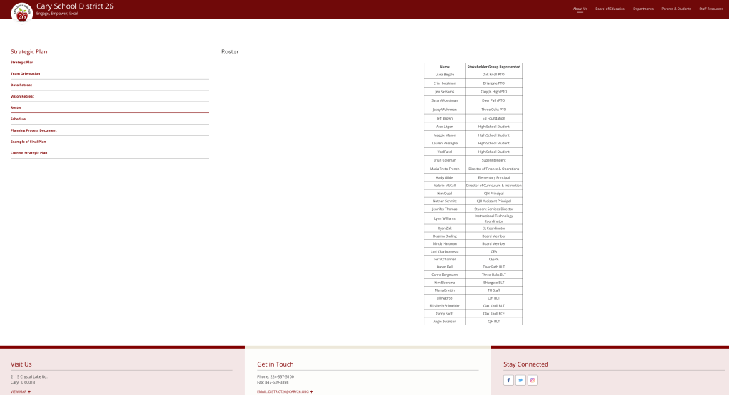 Three Oaks School - Cary Community Consolidated School District 26